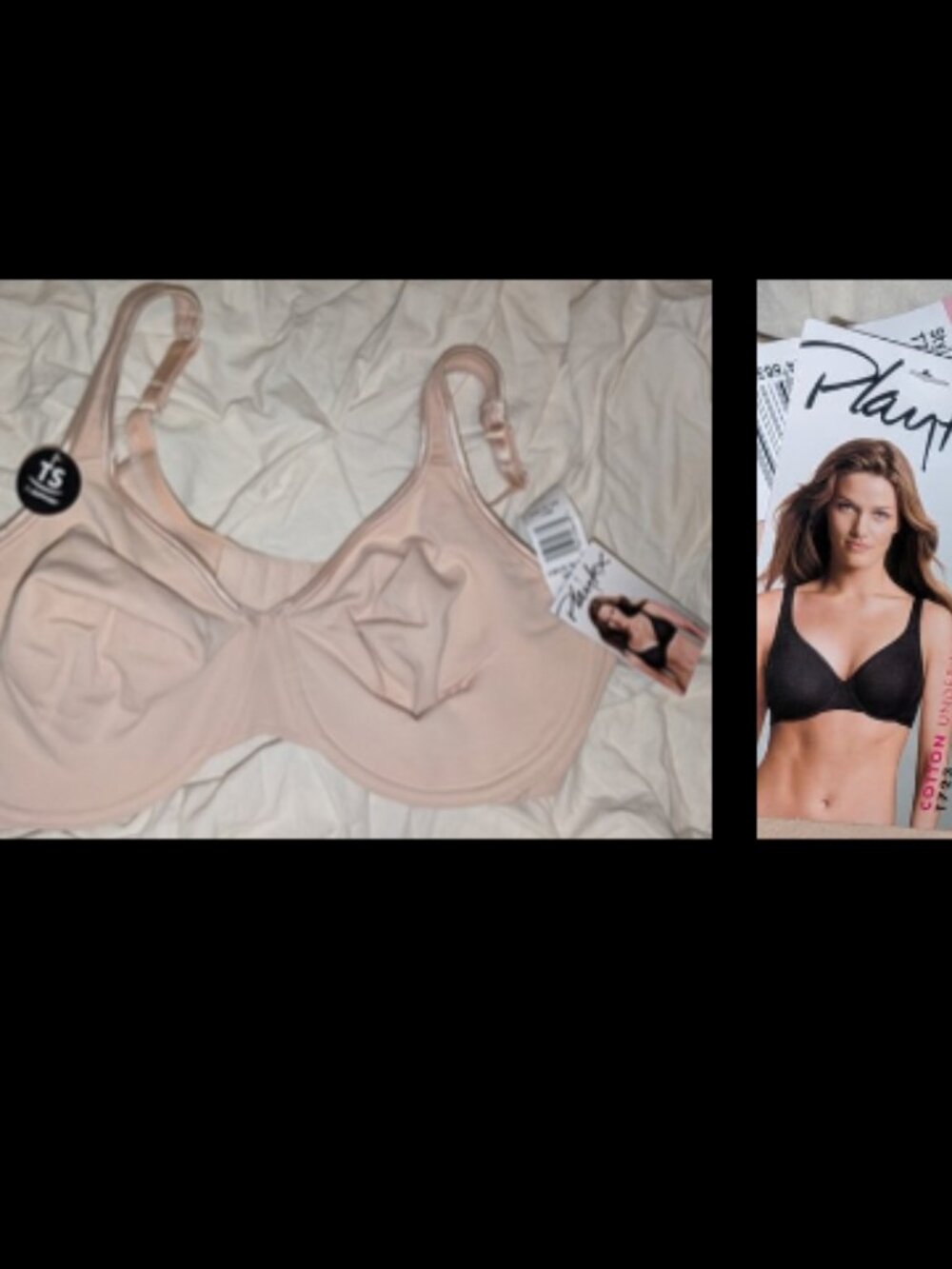 Vintage NWT Playtex Cotton Underwire Womens Bra T723 Size 44D